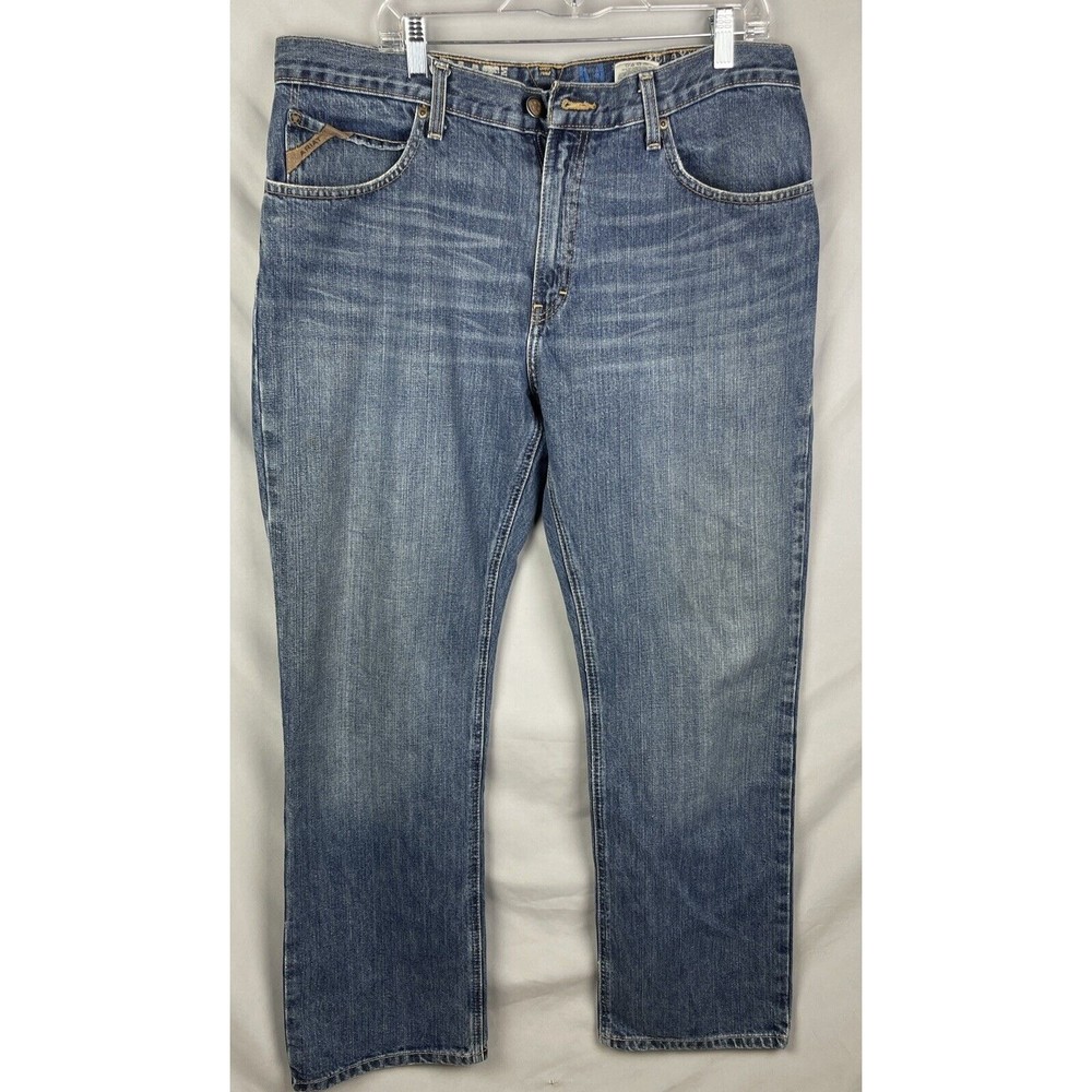 Ariat Jeans 36x32 Blue Pants M2 Relaxed Boot Western Cowboy